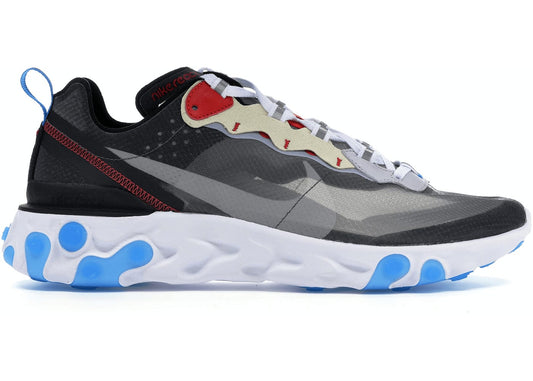 Nike React Element 87 Dark Grey Photo Blue