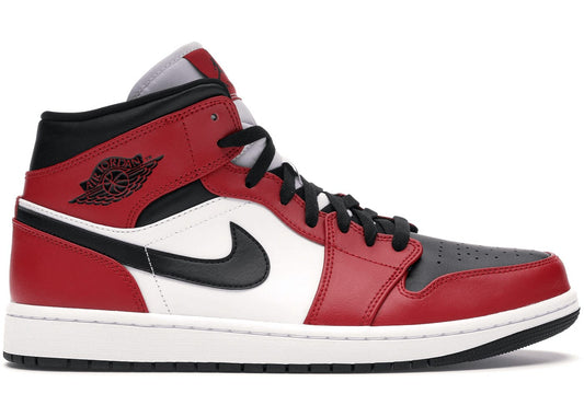 Jordan 1 Mid Chicago Toe