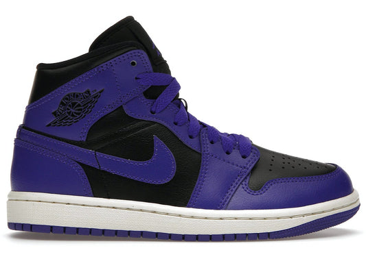 Jordan 1 Mid Purple Black (Women's)