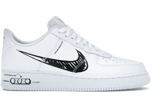 Nike Air Force 1 Low Sketch White Black