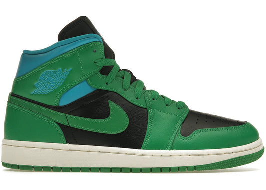 Jordan 1 Mid Lucky Green Aquatone (Women's)