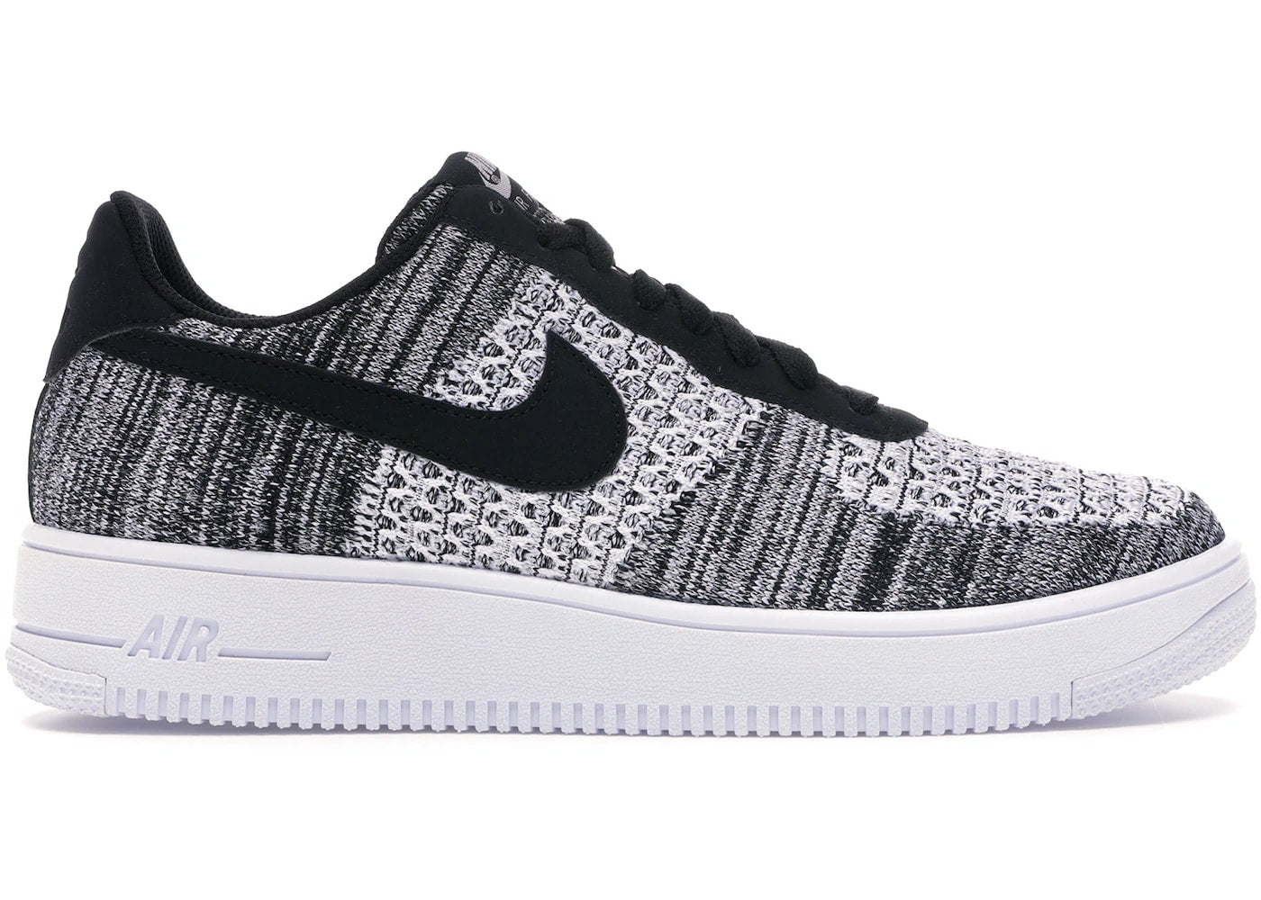 Nike Air Force 1 Flyknit 2 Black Pure Platinum