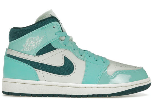 Jordan 1 Mid Chenille Bleached Turquoise (Women's)