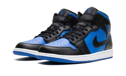 Jordan 1 Mid Black Royal Blue