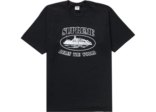 Supreme Corteiz Rules The World Tee Black