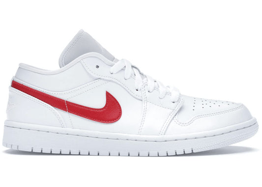 Jordan 1 Low White University Red (Women's)