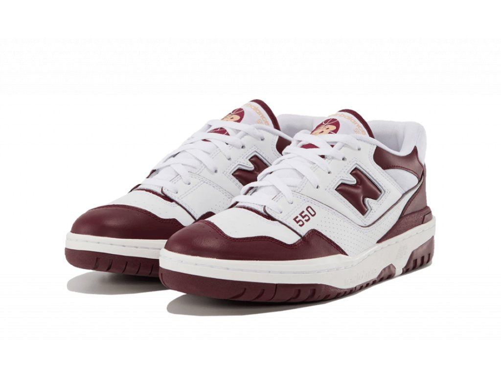 New Balance 550 White Burgundy