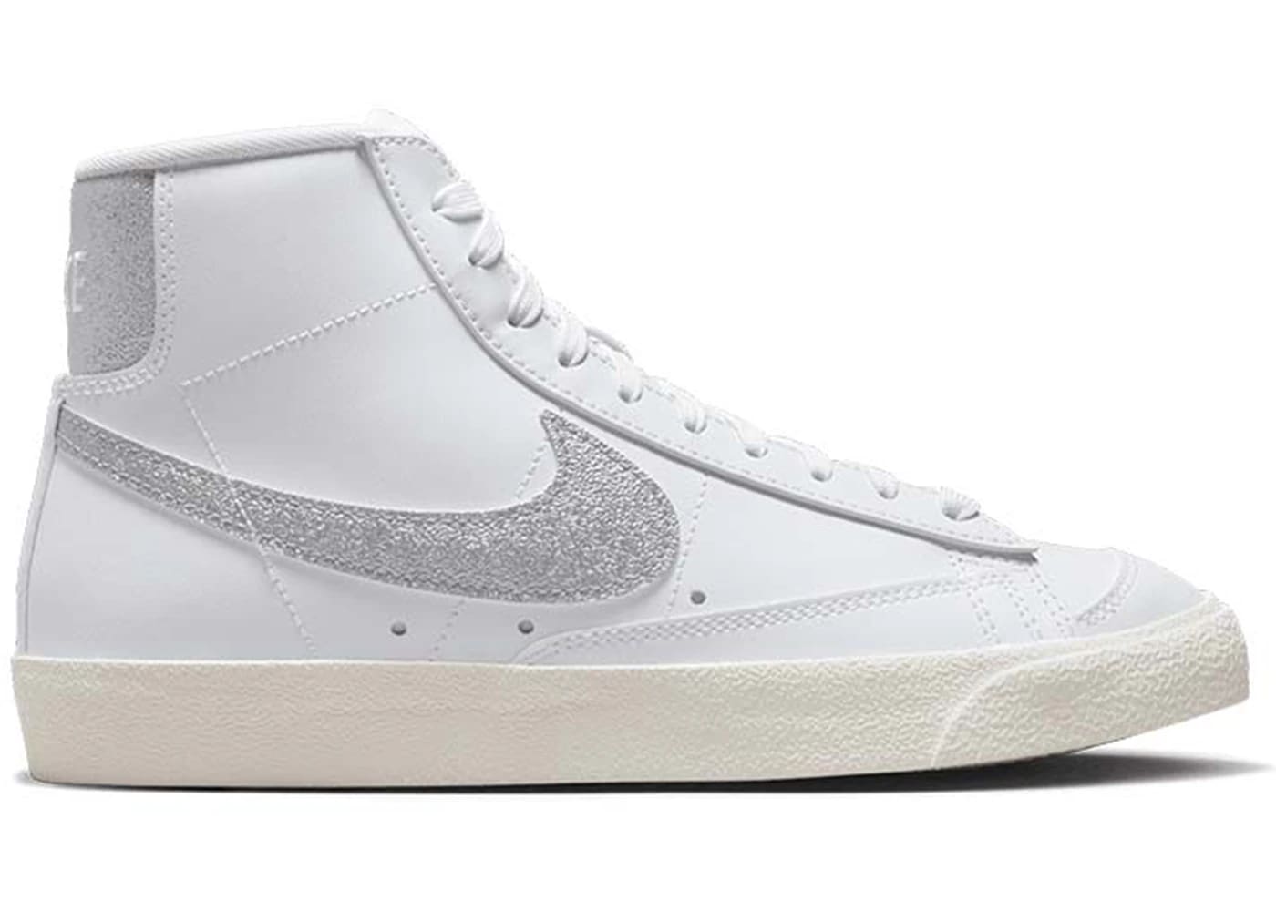 Nike Blazer Mid 77 Essential White Metallic Silver (Women's)