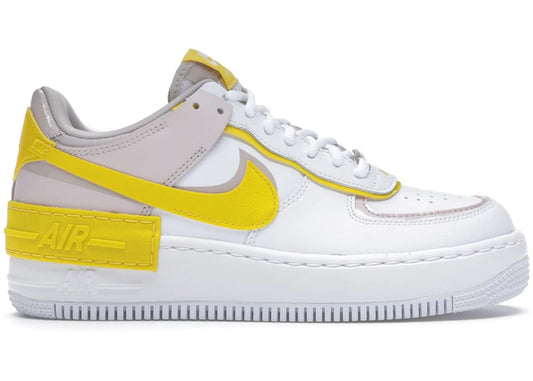 Nike Air Force 1 Low Shadow White Barely Rose Speed Yellow (Women's)