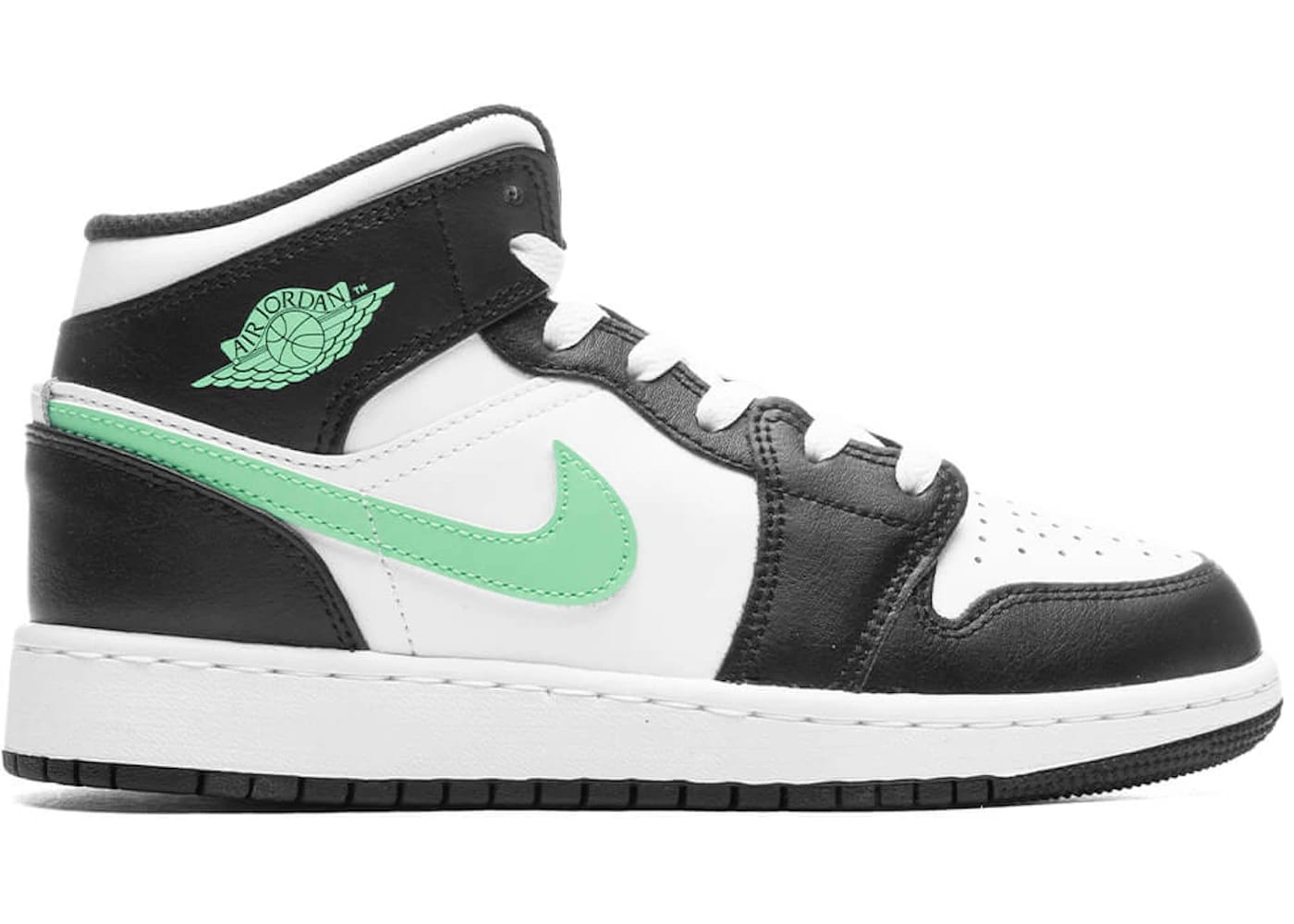 Jordan 1 Mid Green Glow (GS)