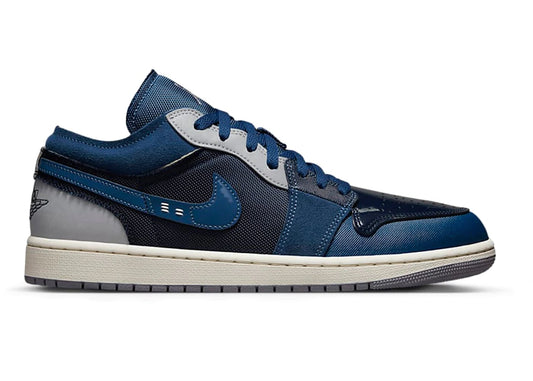 Jordan 1 Low SE Craft Obsidian French Blue Ashen Slate White