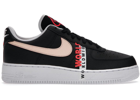 Nike Air Force 1 Low '07 LV8 Worldwide Pack Black Flash Crimson