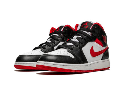 Jordan 1 Mid Gym Red Black White (GS)