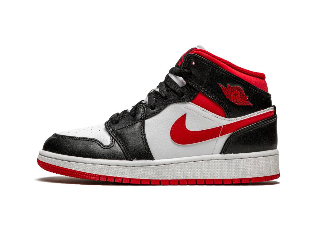 Jordan 1 Mid Gym Red Black White (GS)