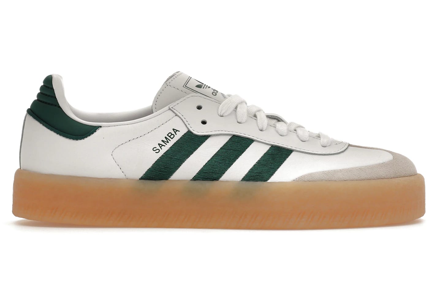 adidas Sambae White Collegiate Green Gum (Women's)