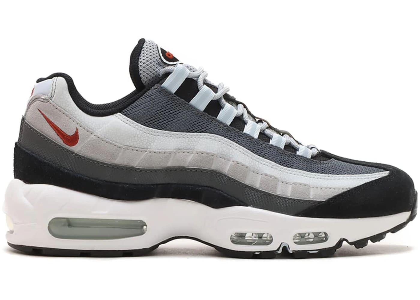 Nike Air Max 95 Wolf Grey Rugged Orange