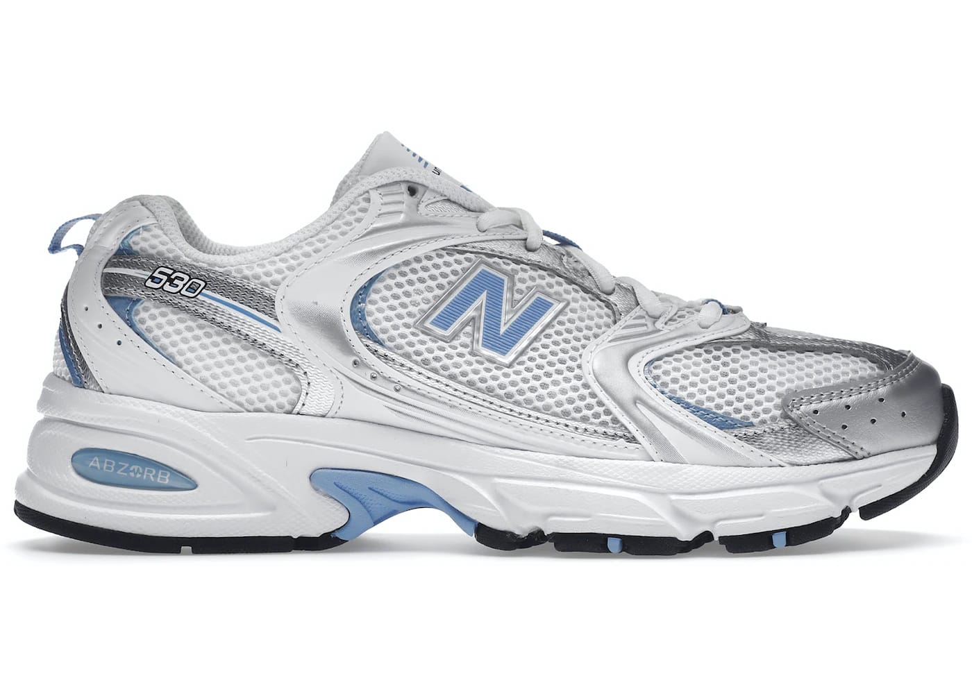 New Balance 530 White Carolina Blue