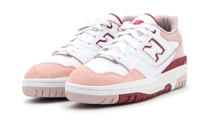 New Balance 550 White Scarlet (W)