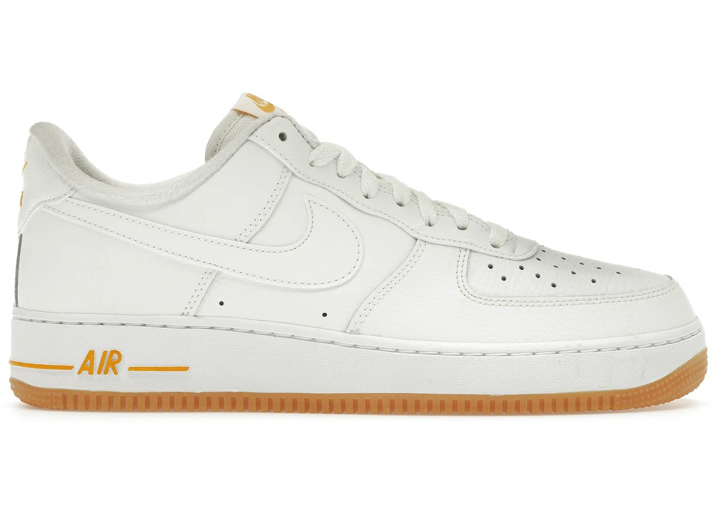 Nike Air Force 1 Low '07 White University Gold Gum