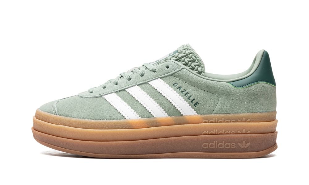 adidas Gazelle Bold Silver Green Gum (W)