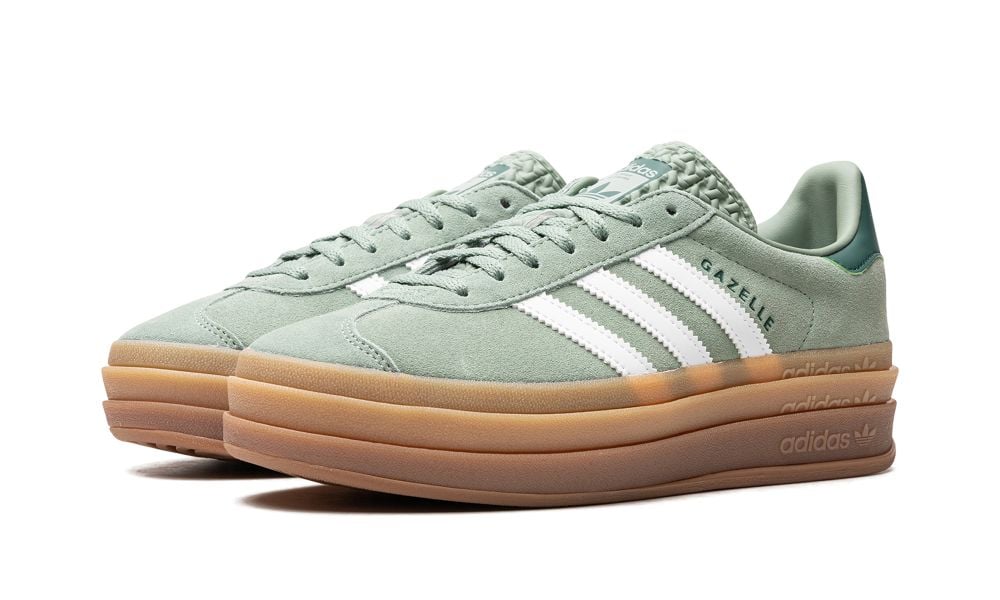 adidas Gazelle Bold Silver Green Gum (W)