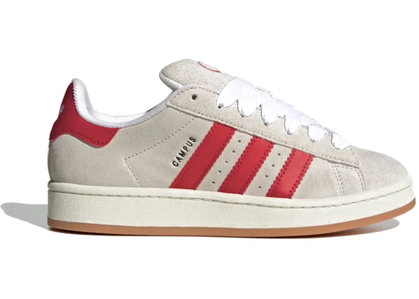 adidas Campus 00s Crystal White Better Scarlet (Women's)