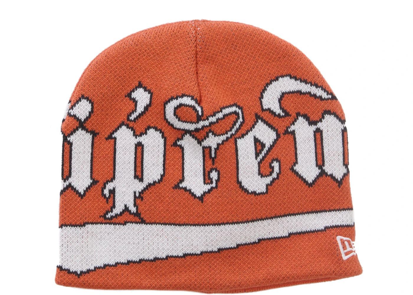 Supreme New Era Accent Beanie Orange