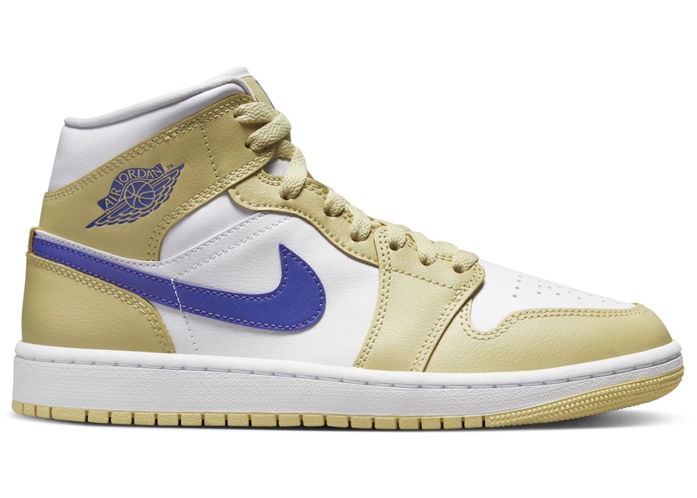 Jordan 1 Mid Lemon Wash Lapis (Women's)