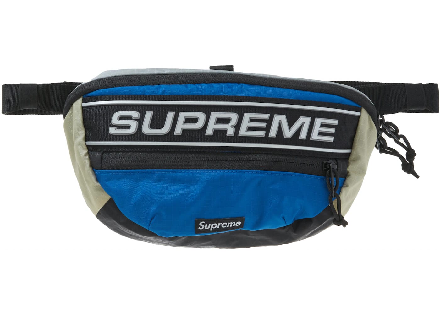 Supreme Logo Waist Bag Blue