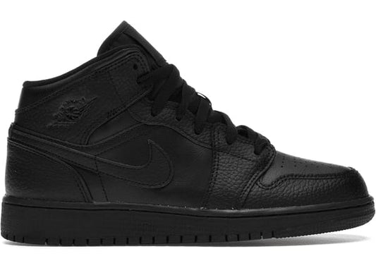 Jordan 1 Mid Black (GS)