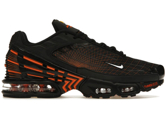 Nike Air Max Plus 3 Black Orange Spirograph