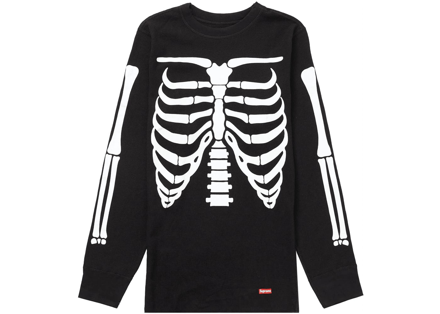 Supreme Hanes Bones Thermal Crew (1 Pack) Black