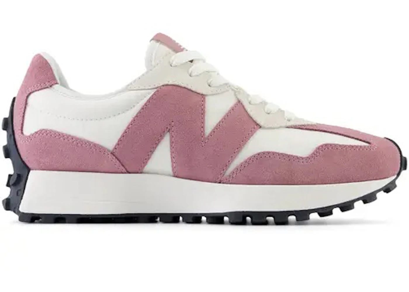 New Balance 327 Pink White Suede (Women's)