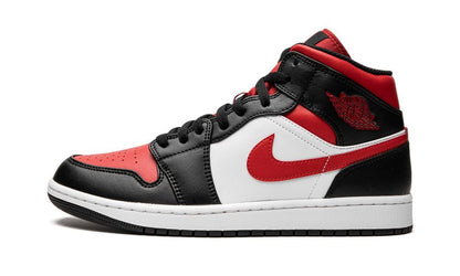 Jordan 1 Mid White Black Red (2022)