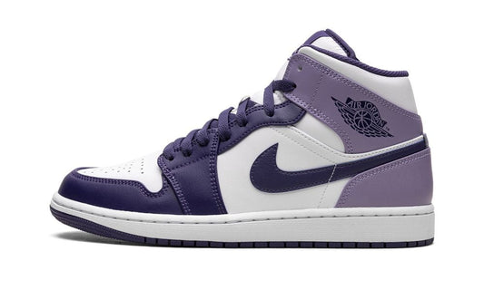 Jordan 1 Mid White Sky J Purple (GS)