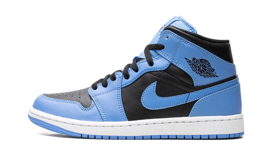 Jordan 1 Mid University Blue Black