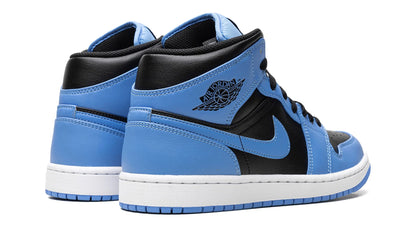 Jordan 1 Mid University Blue Black