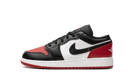 Jordan 1 Low Bred Toe 2.0 (GS)