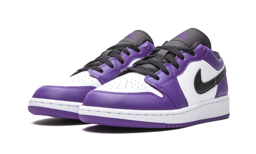 Jordan 1 Low Court Purple White (GS)