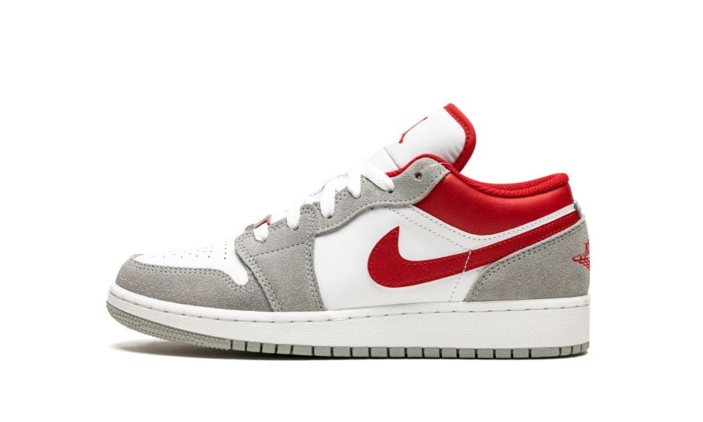 Jordan 1 Low SE Smoke Grey Gym Red (GS)