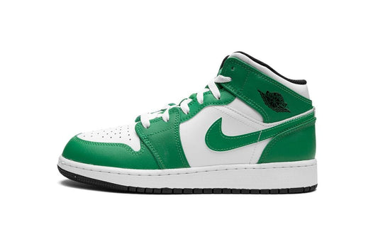 Jordan 1 Mid Lucky Green (GS)