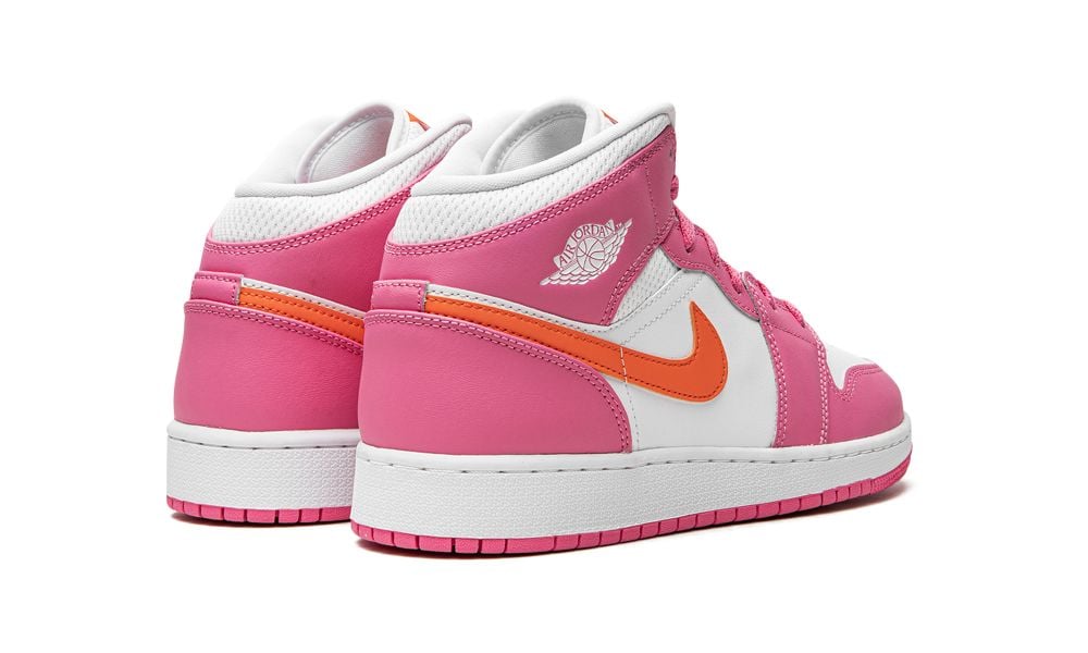 Jordan 1 Mid Pinksicle Safety Orange (GS)