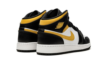 Jordan 1 Mid White Pollen Black (GS)