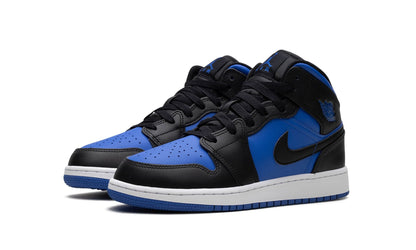 Jordan 1 Mid Black Royal Blue (GS)