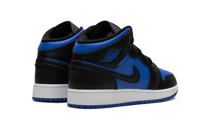 Jordan 1 Mid Black Royal Blue (GS)