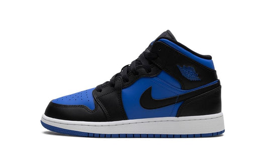 Jordan 1 Mid Black Royal Blue (GS)