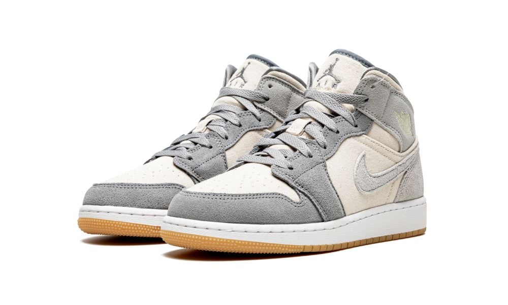 Jordan 1 Mid SE Coconut Milk Particle Grey (GS)