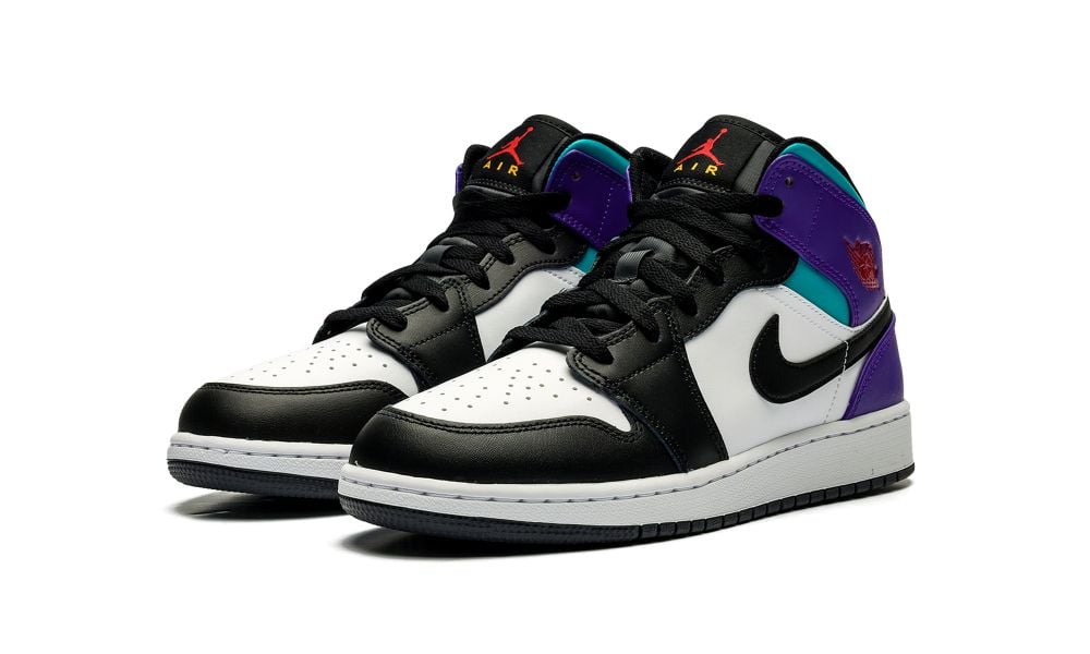 Jordan 1 Mid Court Purple Tropical Twist