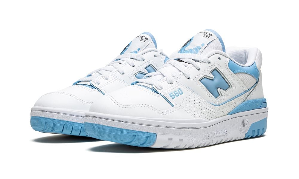 New Balance 550 UNC White Dusk Blue (Women's)