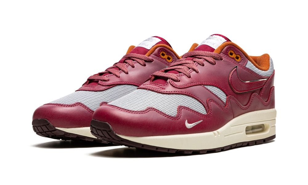 Nike Air Max 1 Patta Waves Rush Maroon (with Bracelet)